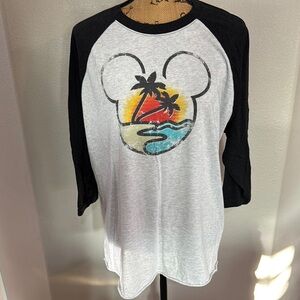 Neff x Disney 3/4 Sleeve Tee with Mickey Design